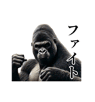 【気遣い】イケメンゴリラ（個別スタンプ：5）