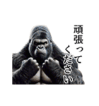 【気遣い】イケメンゴリラ（個別スタンプ：6）