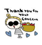 (nenerin日常会話スタンプ513英語気遣い)（個別スタンプ：13）