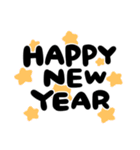 [再販]飛びだす❤️ハートもりもり年賀❤️（個別スタンプ：5）