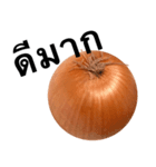 国産玉ねぎ【タイ語のみ】2（個別スタンプ：5）