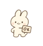わたしは白いうさぎちゃん（個別スタンプ：23）