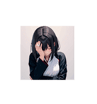 笑顔で応援！やさしい女の子スタンプ002（個別スタンプ：13）