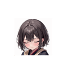 ホっこり笑顔の女の子スタンプ002（個別スタンプ：14）