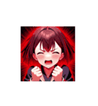 ホっこり笑顔の女の子スタンプ002（個別スタンプ：15）