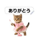 アイドルになった子猫＠メッセージスタンプ（個別スタンプ：6）
