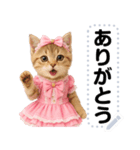 アイドルになった子猫＠メッセージスタンプ（個別スタンプ：21）