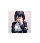 笑顔で応援！やさしい女の子スタンプ（個別スタンプ：12）