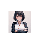 笑顔で応援！やさしい女の子スタンプ（個別スタンプ：13）