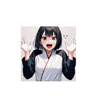 笑顔で応援！やさしい女の子スタンプ（個別スタンプ：14）