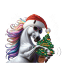 午年の飛び出すレインボーなイケメン野馬（個別スタンプ：6）