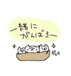 気遣い3匹のねこねーこ（個別スタンプ：13）