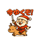 サンタ侍。（個別スタンプ：5）