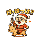 サンタ侍。（個別スタンプ：25）