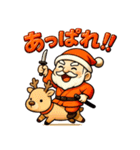 サンタ侍。（個別スタンプ：34）