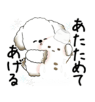 飛び出す犬さん 2025 「冬」（個別スタンプ：20）