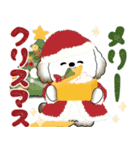 飛び出す犬さん 2025 「冬」（個別スタンプ：23）