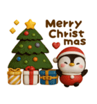 ペンギンのぺんぺん♡冬のスタンプ（個別スタンプ：1）