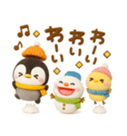 ペンギンのぺんぺん♡冬のスタンプ（個別スタンプ：24）