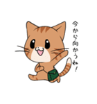 【冬】ふわもちネコさん③ 茶トラさん（個別スタンプ：17）
