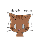 【冬】ふわもちネコさん③ 茶トラさん（個別スタンプ：25）