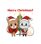 【冬】ふわもちネコさん③ 茶トラさん（個別スタンプ：33）