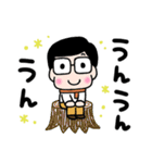 かわいいお父さん♡冬と年末年始（個別スタンプ：16）