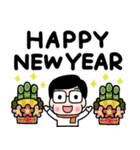 かわいいお父さん♡冬と年末年始（個別スタンプ：38）