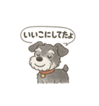 ミニシュナの幼稚園児スタンプ（個別スタンプ：4）