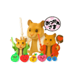 推し活ハムさん(箱推し)（個別スタンプ：14）