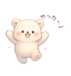 ずっと使える♡冬やさしいくまさん（個別スタンプ：16）