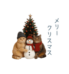 毎日使える冬の猫【かわいい・連絡】（個別スタンプ：6）