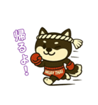 仲良しムエタイ柴犬夫婦（個別スタンプ：5）