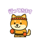 仲良しムエタイ柴犬夫婦（個別スタンプ：6）