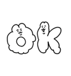 もこもこのうさぎもどき（個別スタンプ：9）