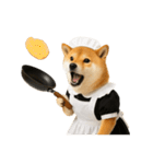 【爆笑・癒し】メイドになった柴犬（個別スタンプ：18）