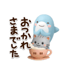 ちびアメ☆ちびサメ3D（個別スタンプ：22）