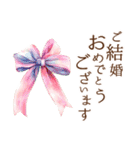 りぼんと薔薇と花束と【正月/あけおめ】（個別スタンプ：31）