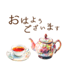 りぼんと薔薇と花束と【正月/あけおめ】（個別スタンプ：40）