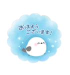 ふんわり＊シマエナガさん【水彩画】（個別スタンプ：19）