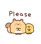 ぽっちゃリスの英語（個別スタンプ：5）