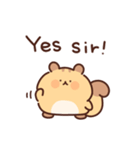 ぽっちゃリスの英語（個別スタンプ：8）