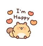 ぽっちゃリスの英語（個別スタンプ：10）