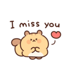 ぽっちゃリスの英語（個別スタンプ：11）