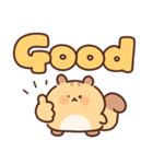 ぽっちゃリスの英語（個別スタンプ：13）