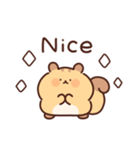 ぽっちゃリスの英語（個別スタンプ：14）