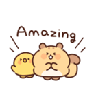 ぽっちゃリスの英語（個別スタンプ：16）