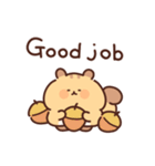 ぽっちゃリスの英語（個別スタンプ：18）