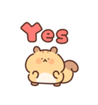 ぽっちゃリスの英語（個別スタンプ：19）