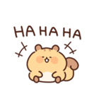 ぽっちゃリスの英語（個別スタンプ：21）